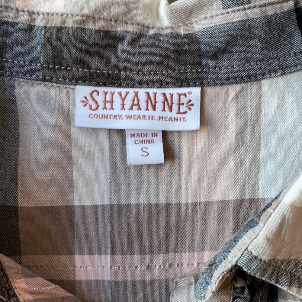 Shyanne Wester Cow Country Girl Shirt Ruffle S - Picture 5 of 6